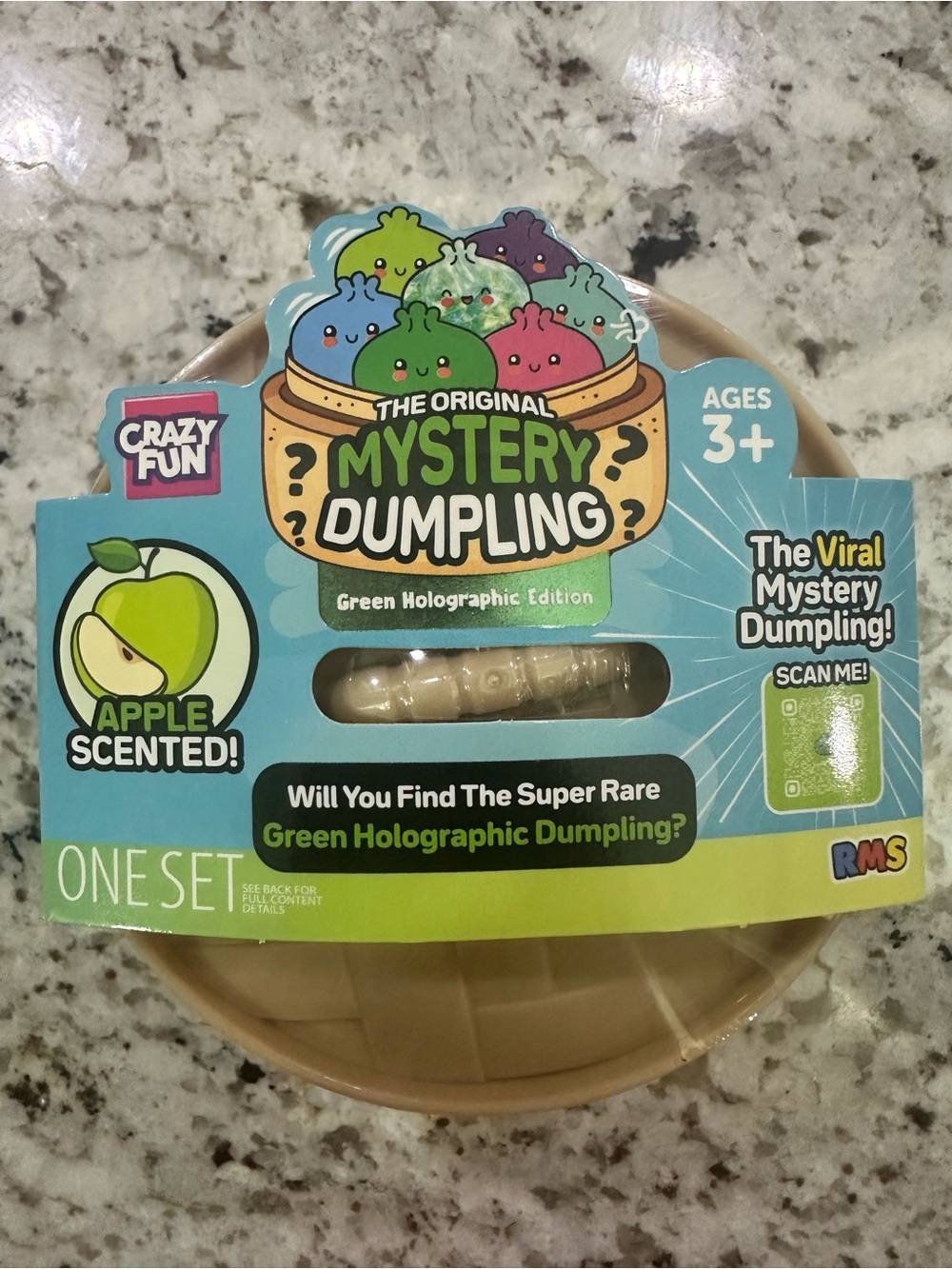 Sealed Mystery Dumpling Green Holographic Edition- RMS Crazy fun. Apple scented.